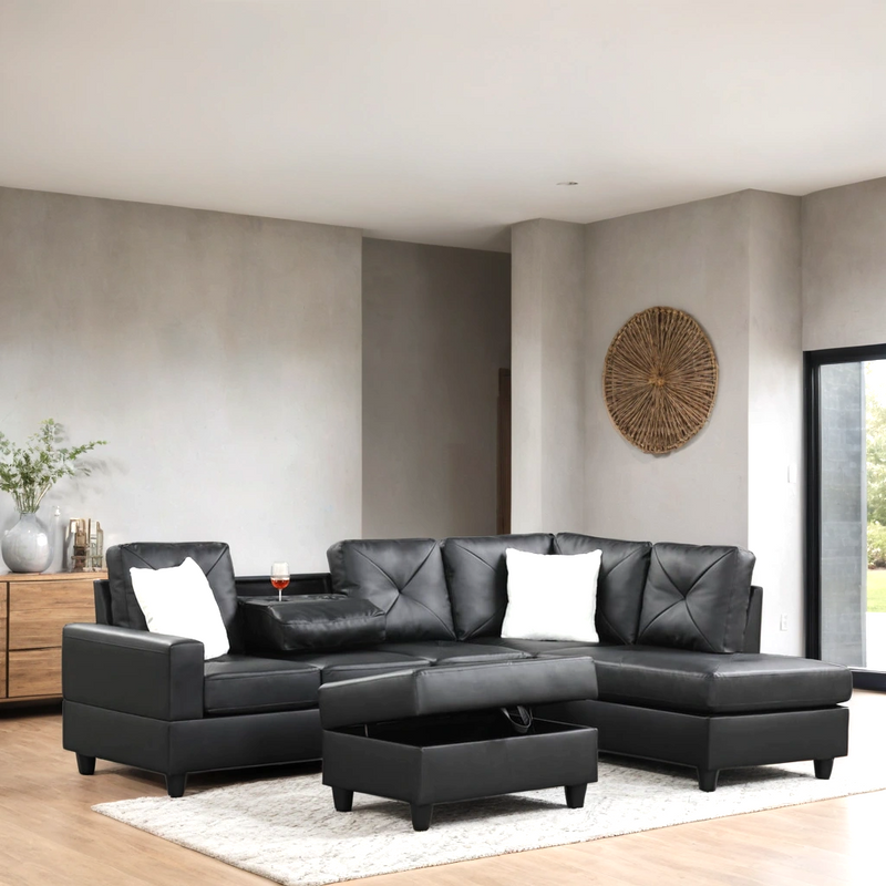 Rocket 2-Piece Sectional – Includes Free TV or Area Rug