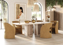 Nova Domus Roma - Modern Travertine Rectangular Dining Table