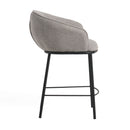Modrest Rumi - Modern Grey Counter Stool