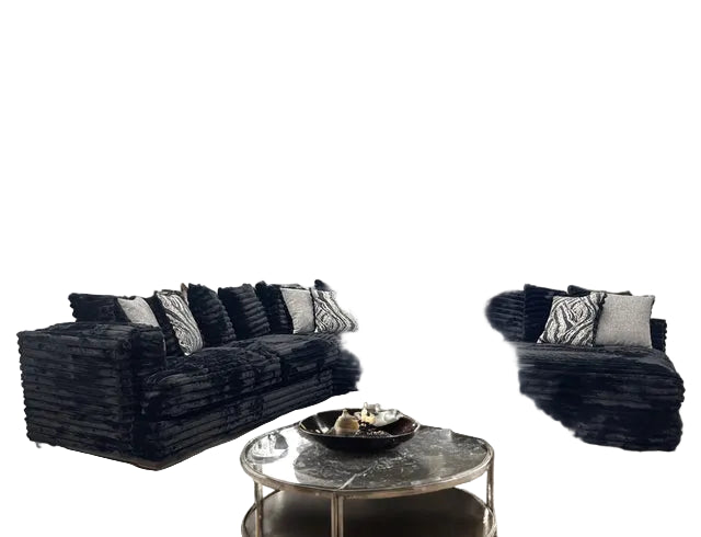 880 Black - Oversized Sectional