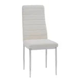 D108 - White - Glass Table + 4 Chairs