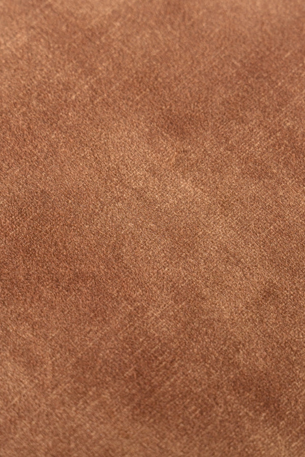 Modrest Saehee - Modern Camel Velvet Fabric Dining Chair