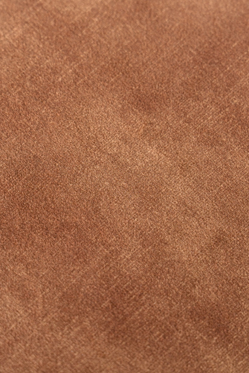 Modrest Saehee - Modern Camel Velvet Fabric Dining Chair