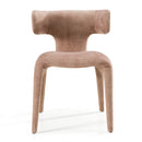 Modrest Saehee - Modern Brown Velvet Dining Chair