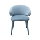 Modrest Salem - Modern Blue Grey Fabric Dining Chair