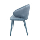 Modrest Salem - Modern Blue Grey Fabric Dining Chair