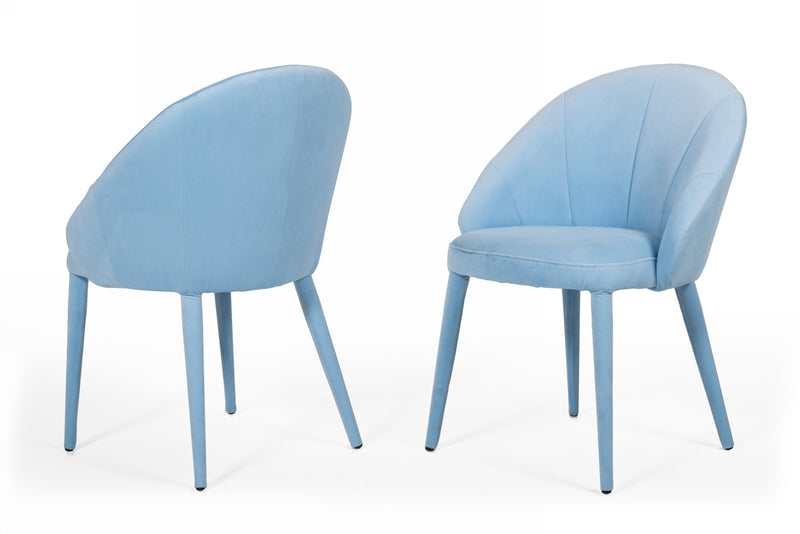 Modrest Sanders - Modern Blue Dining Chair