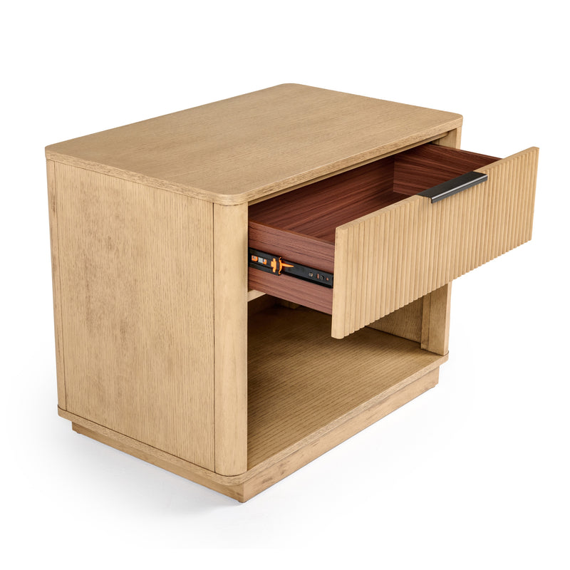 Nova Domus Santa Monica - Modern Natural Oak Nightstand