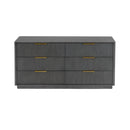 Nova Domus Santa Monica - Modern Grey Wash Dresser