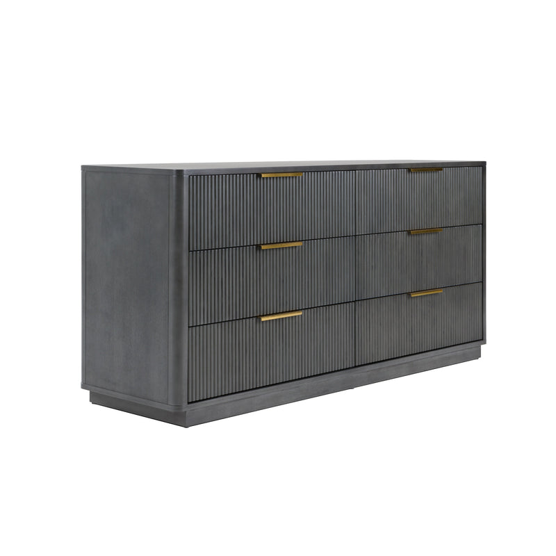 Nova Domus Santa Monica - Modern Grey Wash Dresser