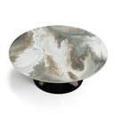 Modrest Schiff - Modern Marbled Ceramic Coffee Table Set