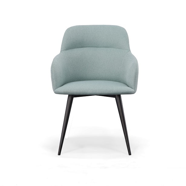 Modrest Scranton - Modern Teal & Black Dining Chair