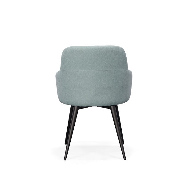 Modrest Scranton - Modern Teal & Black Dining Chair