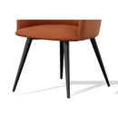 Modrest Scranton - Modern Orange & Black Dining Chair