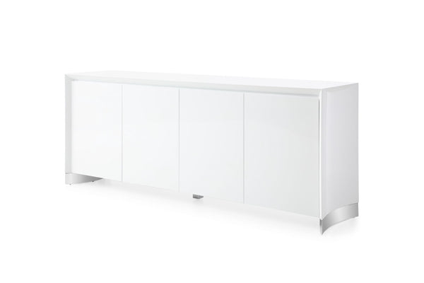 Modrest Siena - Modern White High Gloss Buffet