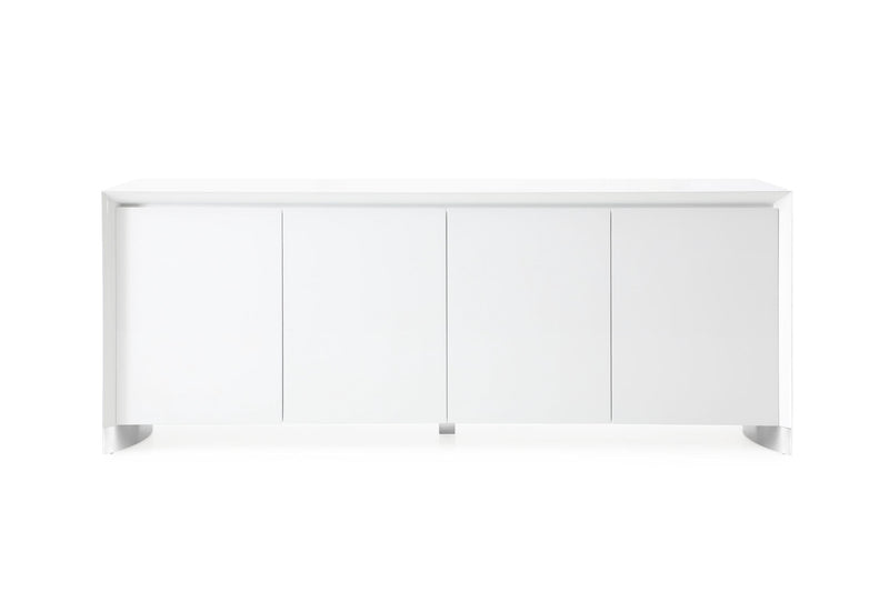 Modrest Siena - Modern White High Gloss Buffet