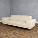 Lamod Italia Soho - Italian Off White Leather Sofa
