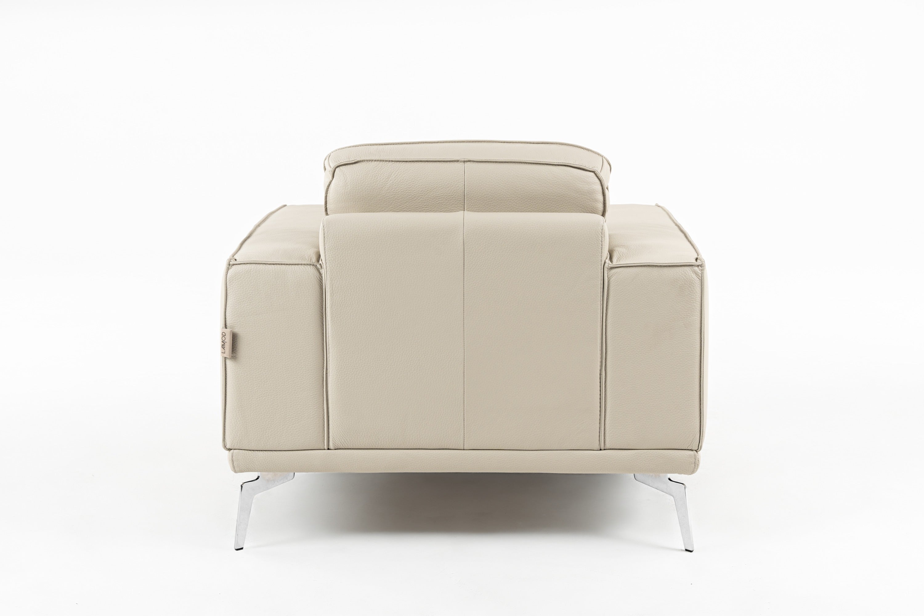 Lamod Italia Soho - Italian Grey Oyster Leather Armchair