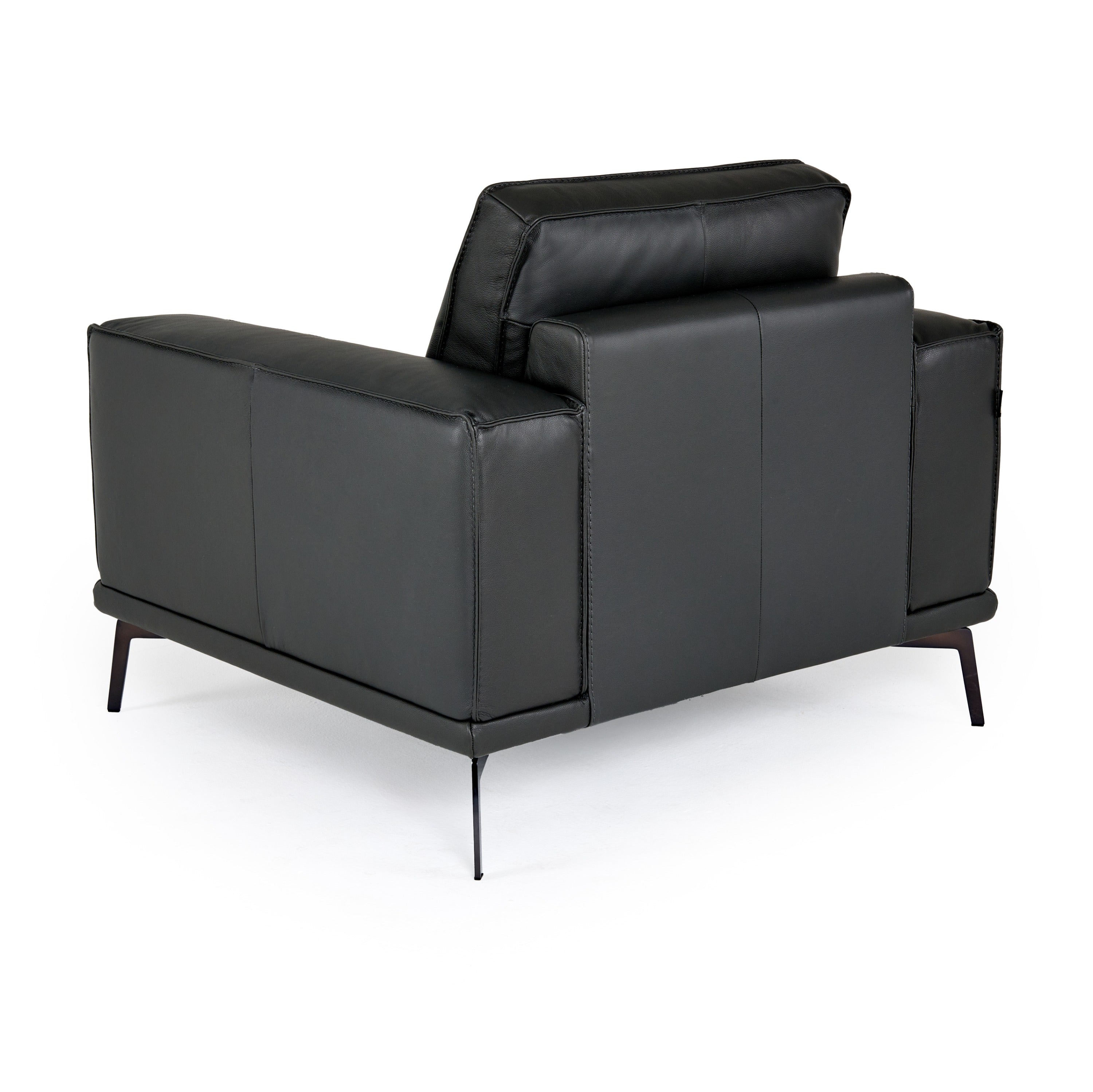 Lamod Italia Soho - Italian Grey Leather Armchair