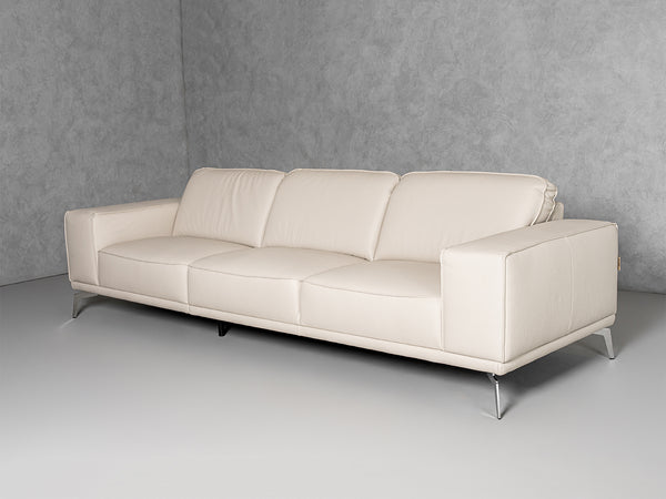 Lamod Italia Soho -  Italian Grey Leather Sofa