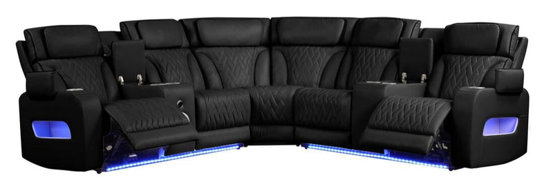 Spain  Power Reclining Sectional (Power Headrests)