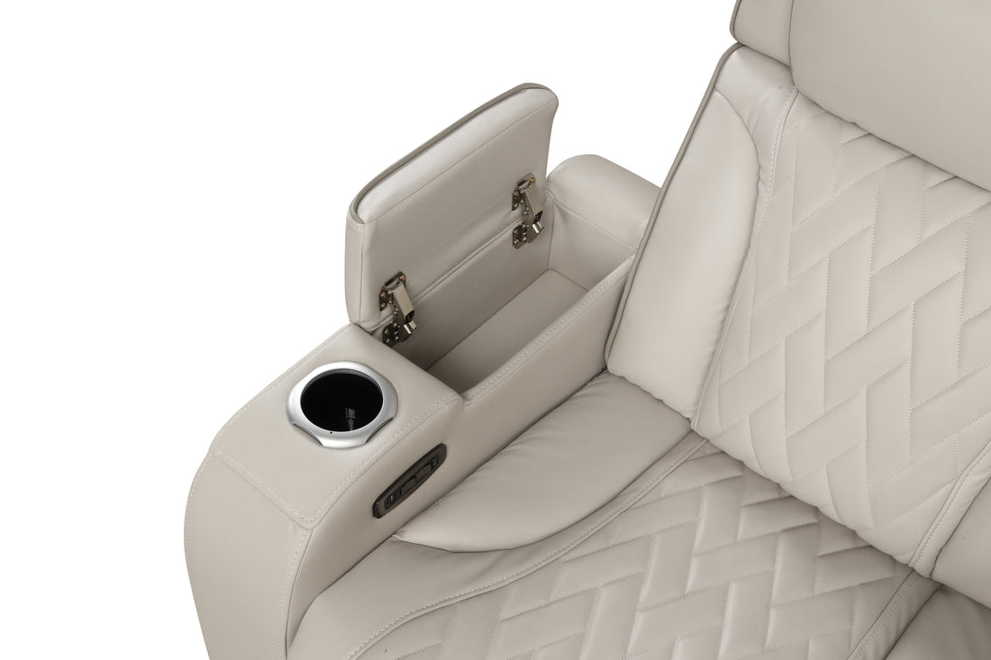 Spain  Power Reclining Sectional (Power Headrests)