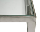 Modrest Stephen - Modern Glass & Stainless Steel Coffee Table