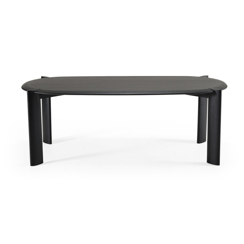 Modrest Steven - Modern Black Oval Dining Table