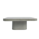 Modrest Flores Modern Grey Concrete Coffee Table