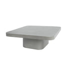Modrest Flores Modern Grey Concrete Coffee Table