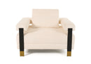 Divani Casa Stratford - Modern Off-White Fabric Accent Chair
