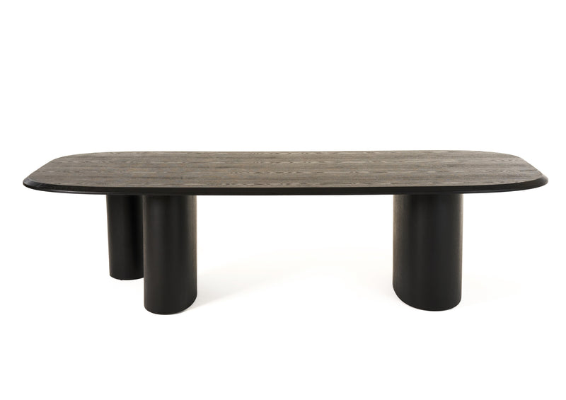 Modrest Summit - Modern 118" Black Ash Dining Table