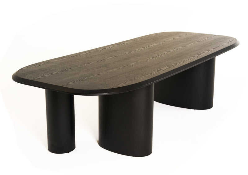 Modrest Summit - Modern 118" Black Ash Dining Table