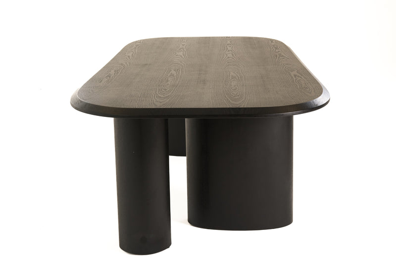 Modrest Summit - Modern 118" Black Ash Dining Table