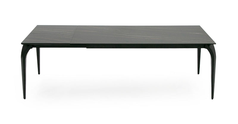 Modrest Suri - Modern Black Ceramic Extendable 71"/94.5"  Dining Table