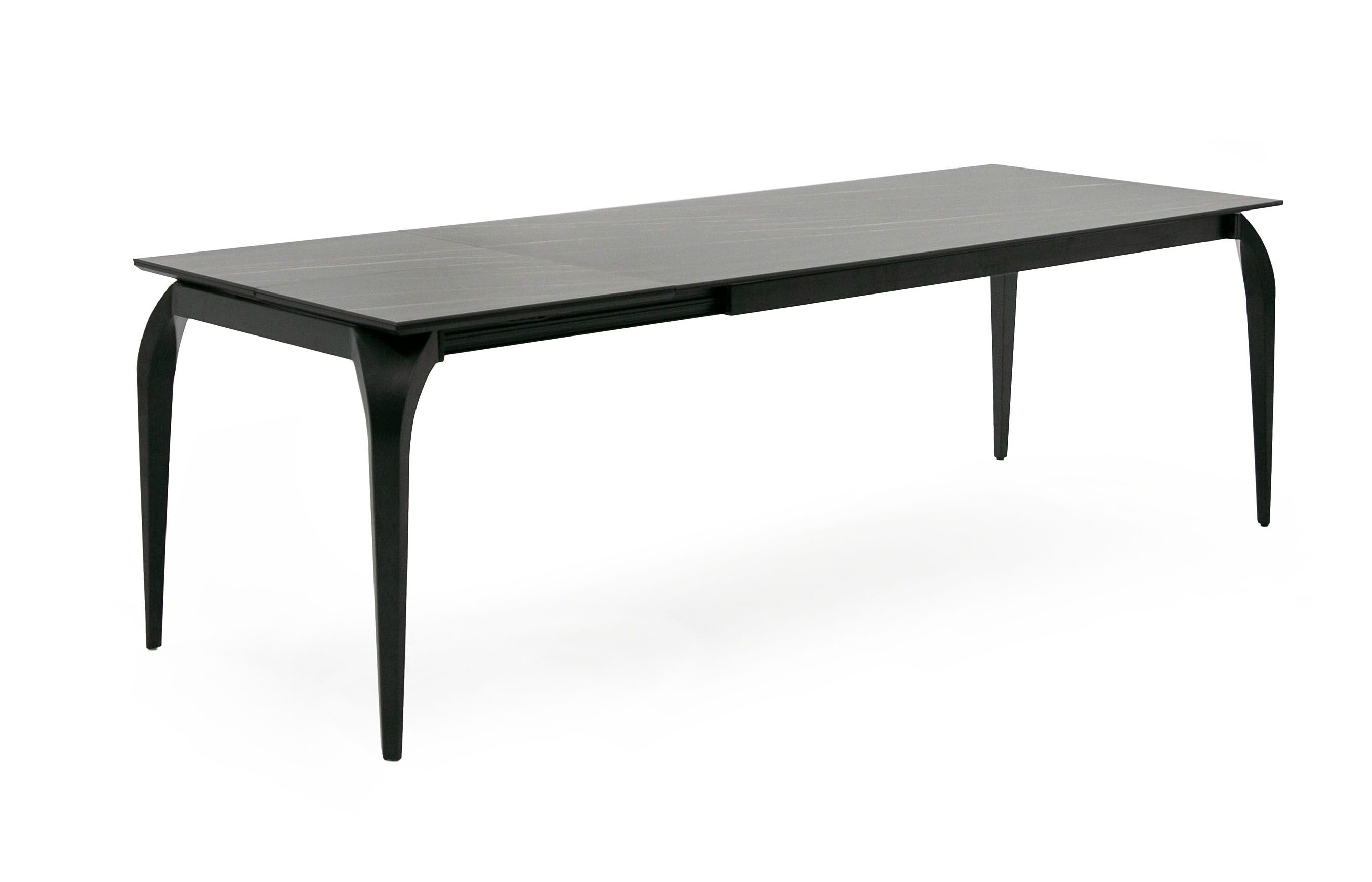 Modrest Suri - Modern Black Ceramic Extendable 71"/94.5"  Dining Table