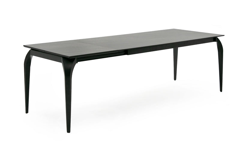 Modrest Suri - Modern Black Ceramic Extendable 71"/94.5"  Dining Table