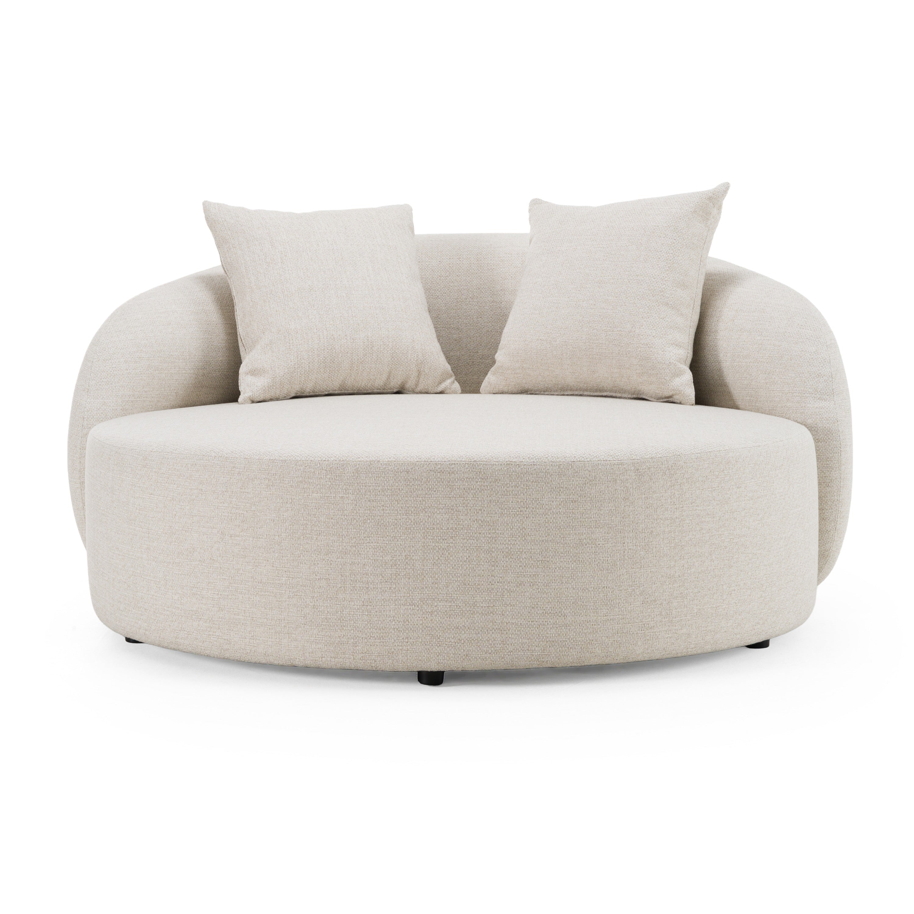 Renava Tabarca - Outdoor Beige Fabric Bed