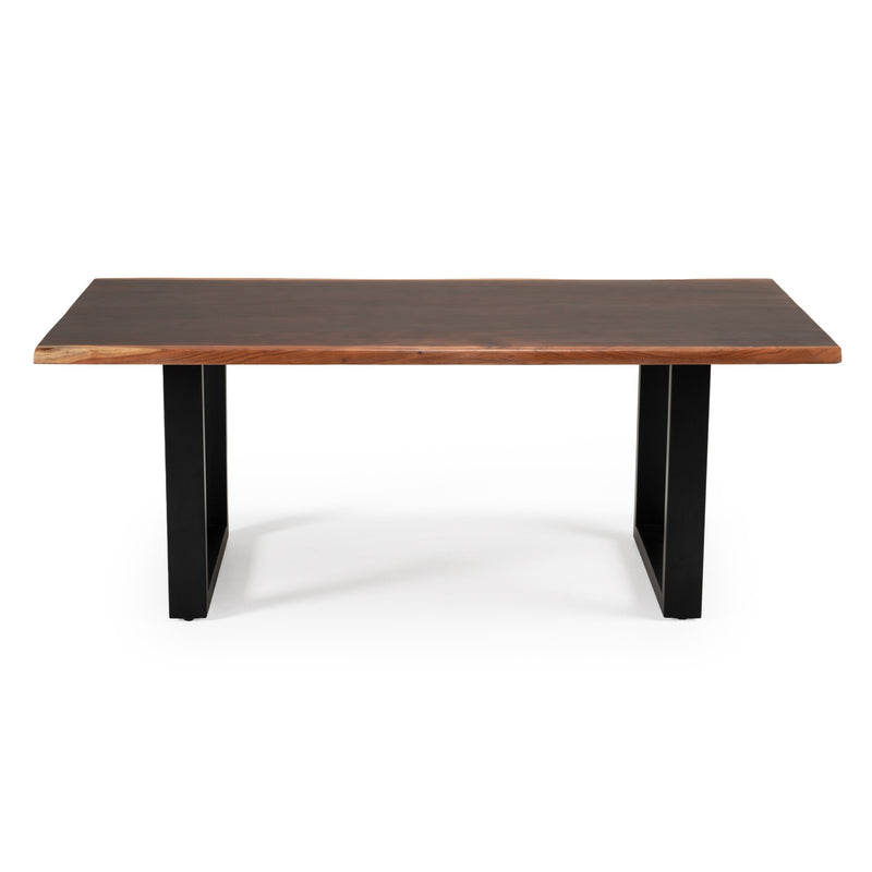 Modrest Taylor Modern 79" Live Edge Wood Dining Table