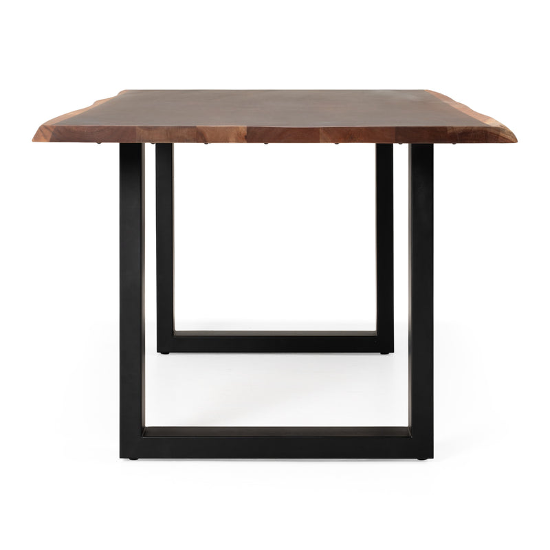 Modrest Taylor Modern 79" Live Edge Wood Dining Table