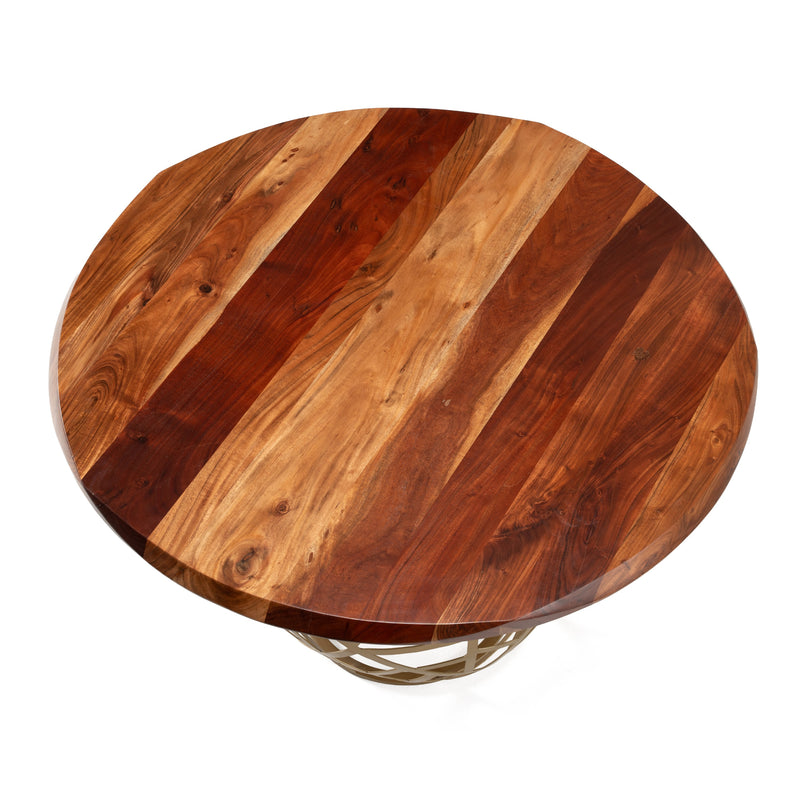 Modrest Taylor - Round 47" Live Edge Dining Table