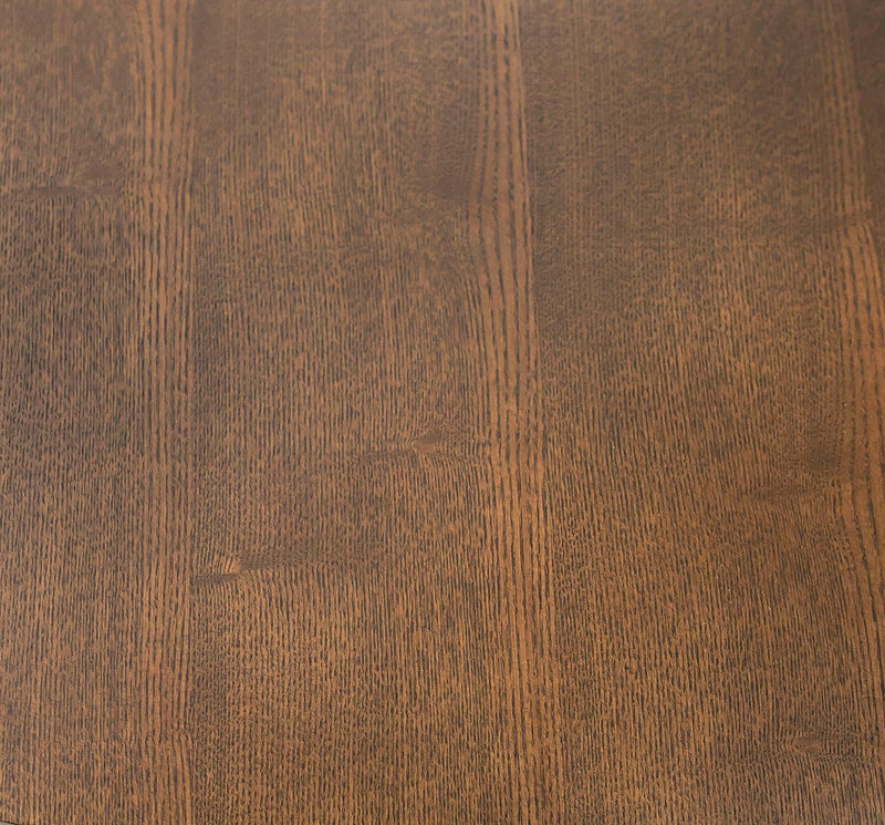 Modrest Theresa Modern Round Walnut & Black Table