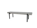 Modrest Timlin - Modern Concrete & Metal Bench