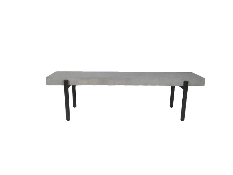 Modrest Timlin - Modern Concrete & Metal Bench
