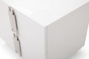 Modrest Token - Modern White & Stainless Steel Dresser
