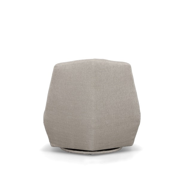 Divani Casa Tomlin - Contemporary Grey Woven Fabric Accent Chair