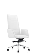Modrest Tricia - Modern White High Back Executive Office Chair