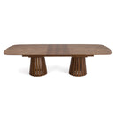 Modrest Truman - Mid-Century Modern Walnut Extendable Dining Table