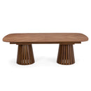 Modrest Truman - Mid-Century Modern Walnut Extendable Dining Table