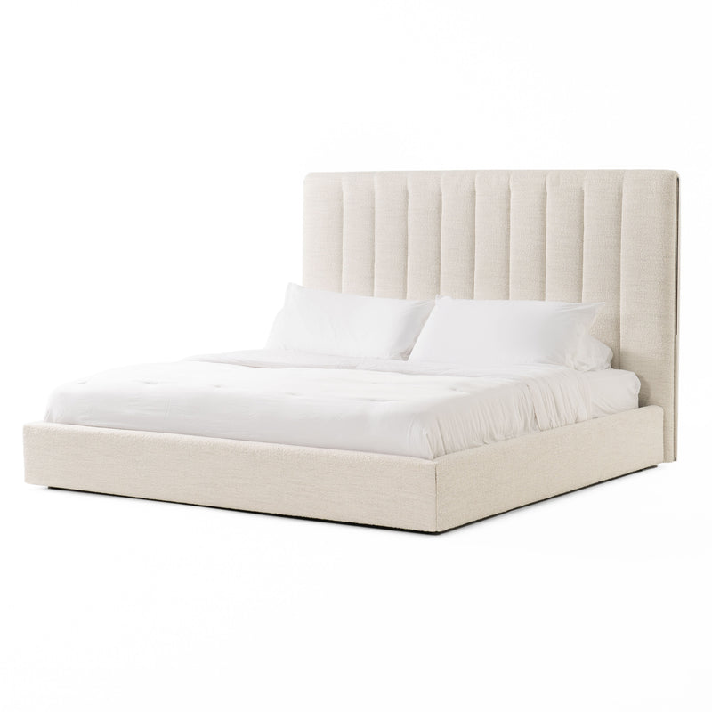 Modrest Valhalla - Contemporary White Fabric Bed